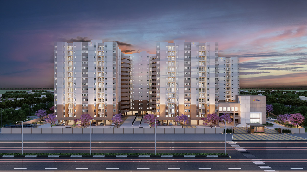 Sattva Ashraya, Mysore Road (NH275) in Bidadi, in South‑West Bangalore.