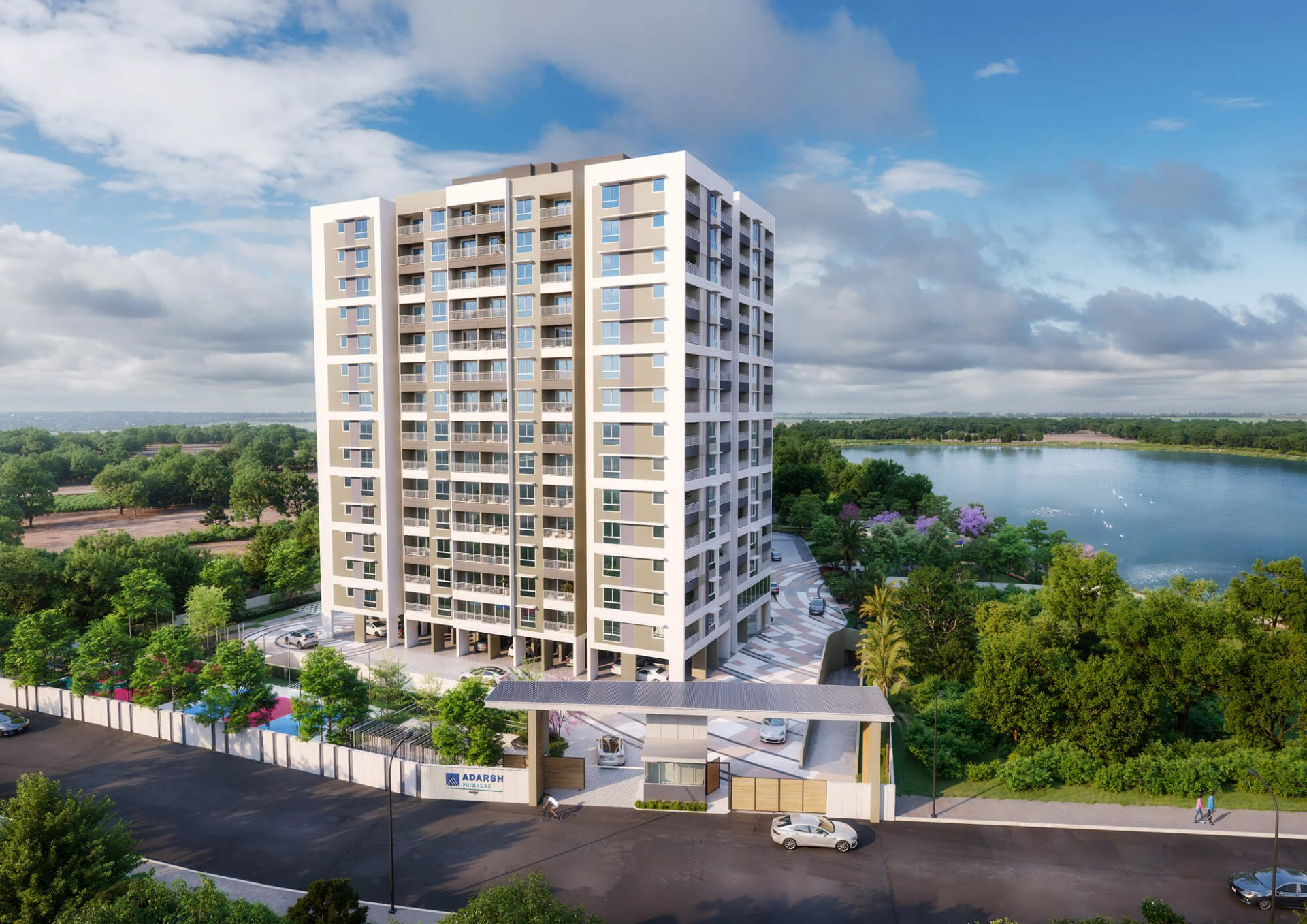 Adarsh Primrose, Gunjur - Varthur  Road, East Bangalore.