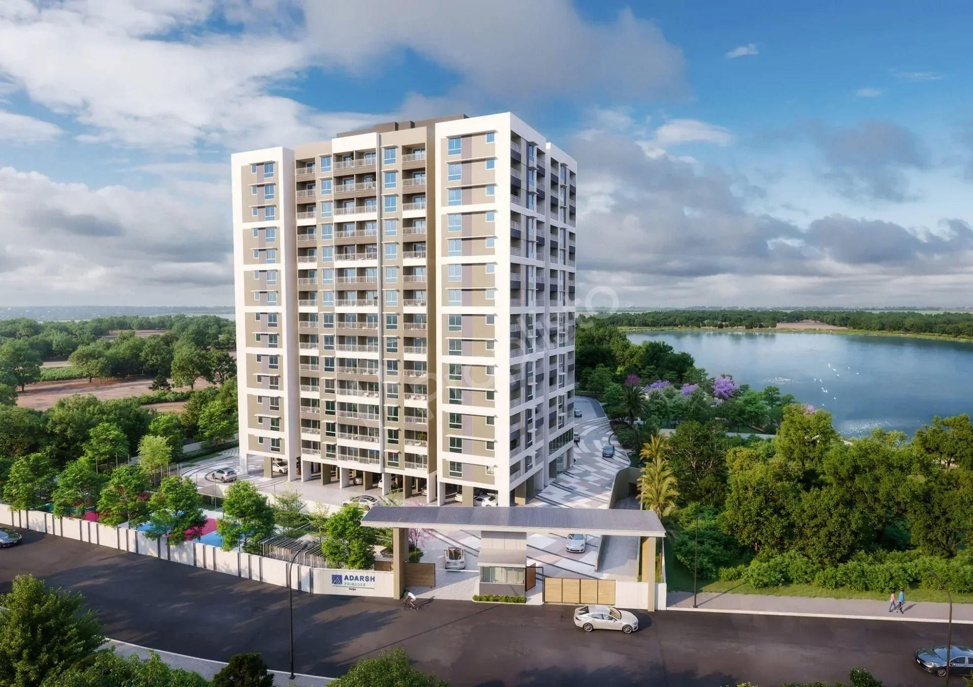 Adarsh Primrose, Gunjur - Varthur  Road, East Bangalore.