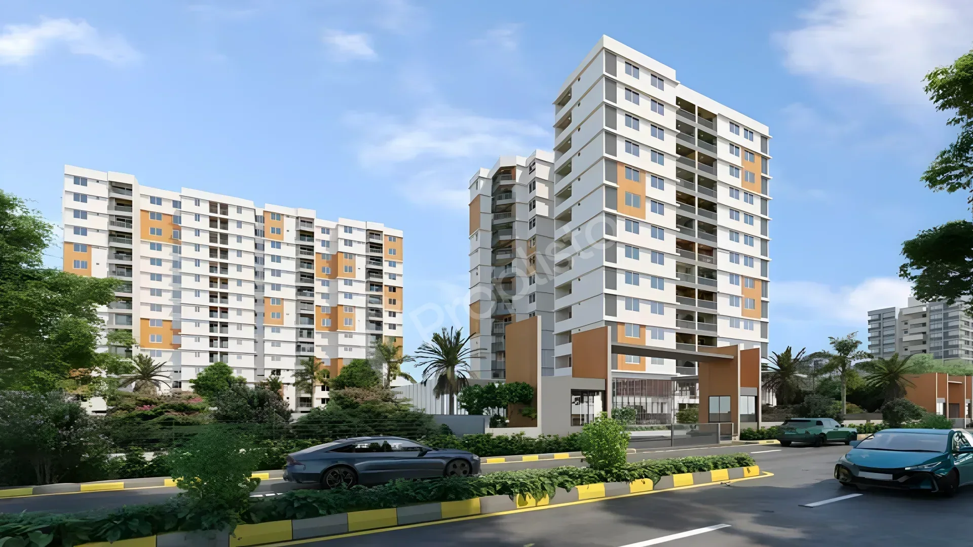 Meda The Water Edge, near RGA Tech Park, Sarjapur Road, East Bangalore