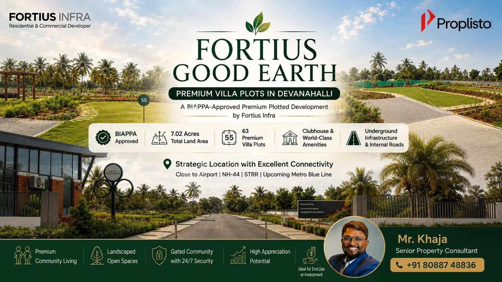 Fortius Good Earth, Devanahalli, North Bangalore