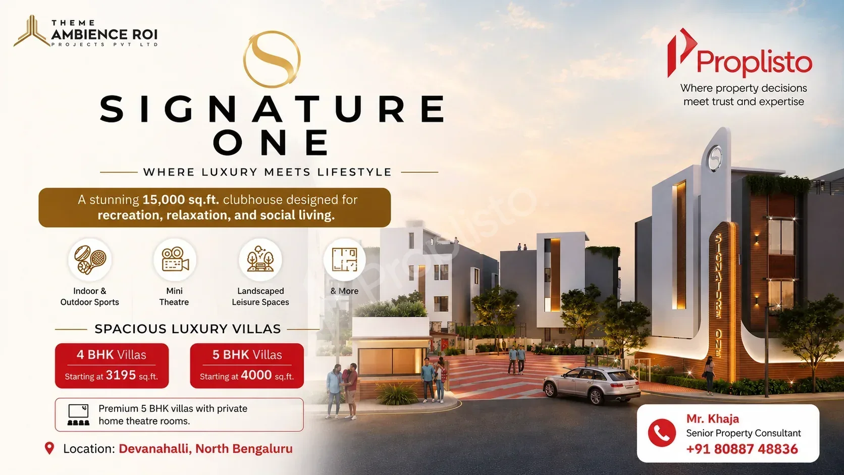 Signature One by  Theme Ambience ROI, Devanahalli, North Bengaluru