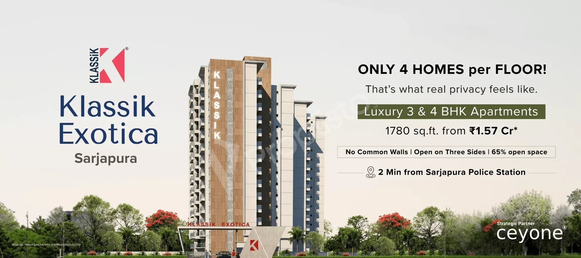 Klassik Exotica, Sarjapur–Attibele Road, Near Sarjapur Junction, Bangalore