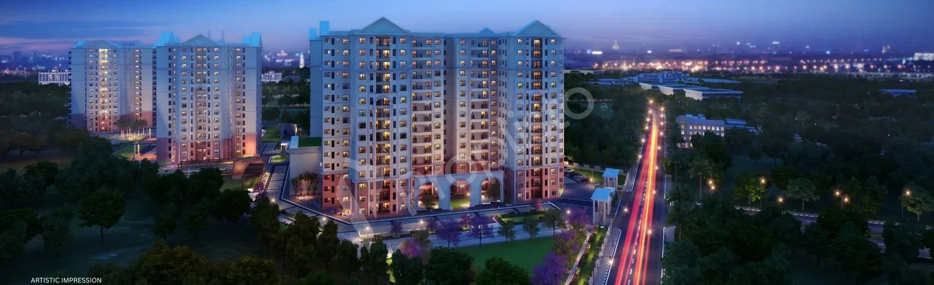 Ramky Lumina is Greco-Roman, Rayasandra, Bangalore.