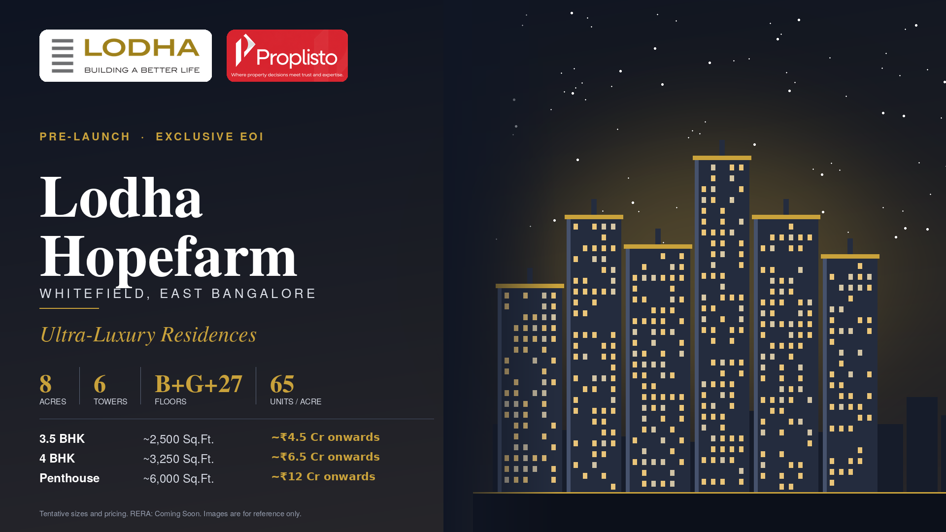 Lodha Hopefarm by Lodha Group, Whitefield, East Bangalore
