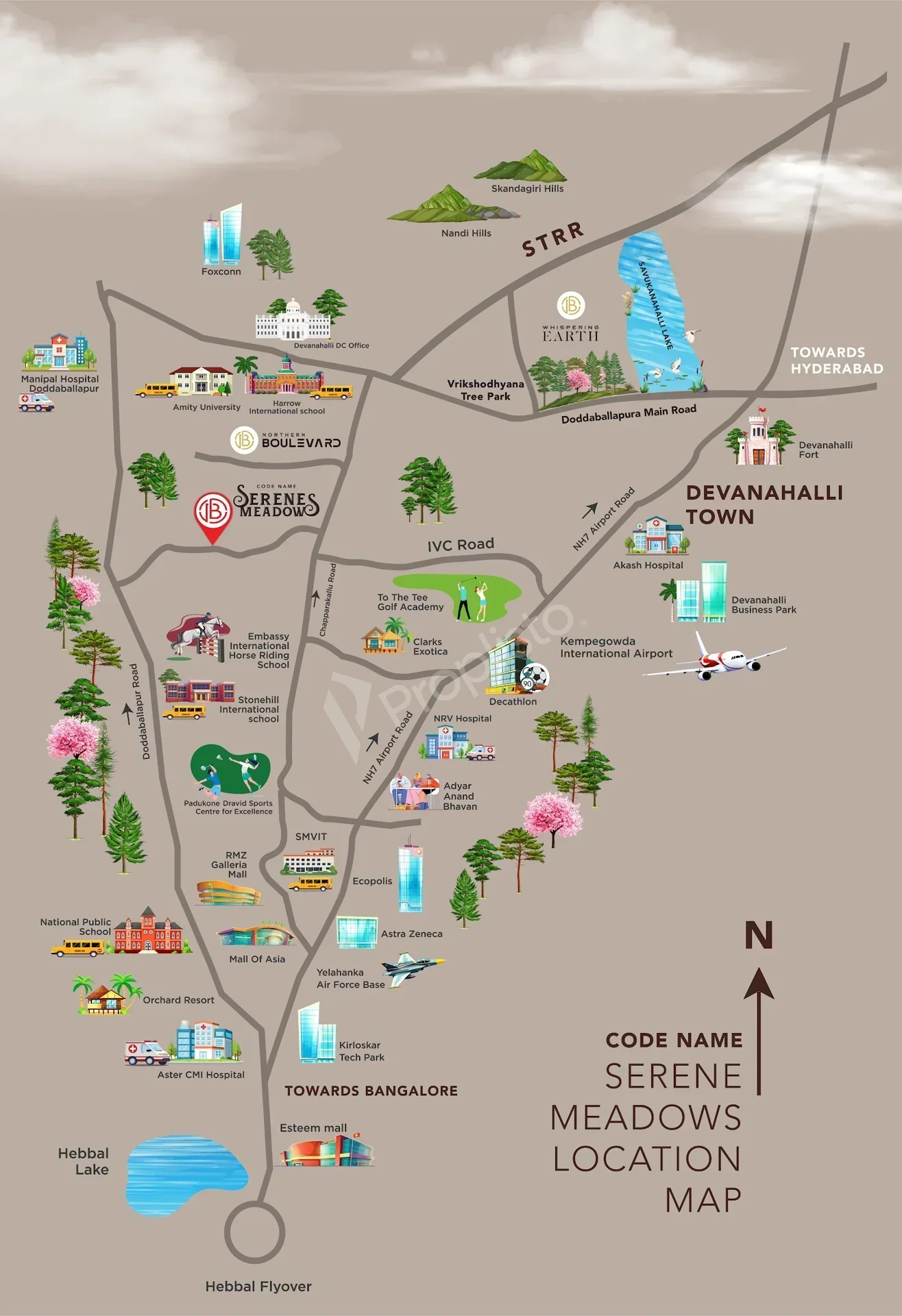 Serene Meadows, Devanahalli, North Bangalore